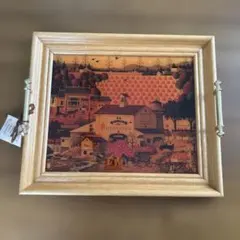 ヴィンテージ　ハンドメイド　木製箱　ペルー　ガラス絵 ヴィンテージ ハンドメイド 木製箱 ペルー ガラス絵 - メルカリ