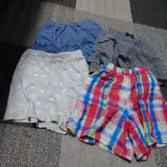 女児用120サイズパンツスカートキュロット4点セット 中古