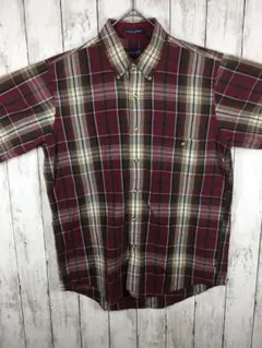 GANT　 長袖シャツ 　USA古着　ワイン柄　Mサイズ　 A-4-11のサムネイル