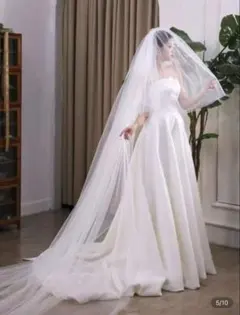 アイボリーホワイト ロングベール 3メートル