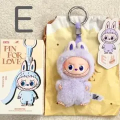 正規品【 Ｅ 】 ラブブ　アルファベット　ぬいぐるみ　　チャーム