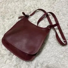 コーチ オールドコーチ ショルダーバッグ 斜め掛け 9135 レザー 赤