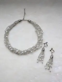 ハンドメイドネックレス&イヤリング