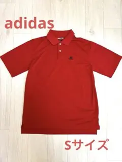adidas アディダス　CLIMALITE ポロシャツ　赤系　美品