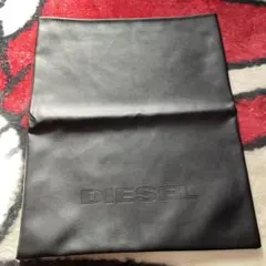 DIESEL ブラック商品入れ袋 合成皮革