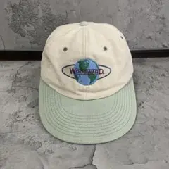 90’s WOODWARLD USA古着 キャップ 帽子 刺繍 サイズ調整可能