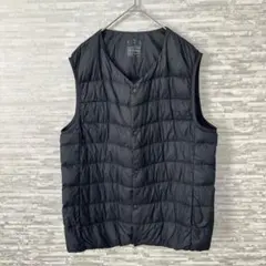 無印良品 MUJI ダウンベスト ブラック Mサイズ 軽量 インナーダウン