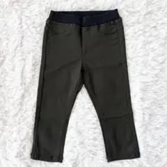 【美品】エルフィンドール ズボン ベビー カーキ 90