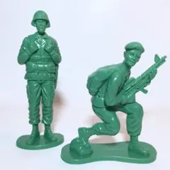 グリーン アーミー メン フィギュア  2体セット ③
