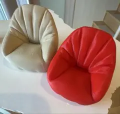 ミニチュア ソファー ハンドメイド ベージュのみ