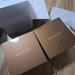 GUCCI ゴールド ボックス 2個セット