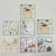 ちいかわ　わっふれーむ2 シール　6種7枚セット