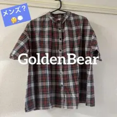 ゴールデンベア 半袖赤黒チェックシャツのサムネイル