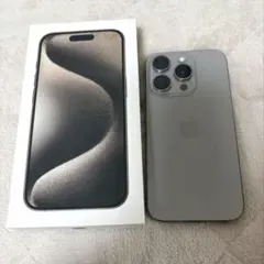 Apple iPhone 15 Pro 本体　128GB ナチュラルチタニウム