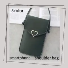 スマホポーチ ショルダータイプ クリア窓付き 斜めがけ