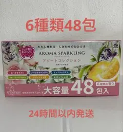 アース製薬 アロマスパークリング アソートコレクション 48包入【箱無しの発送】のサムネイル