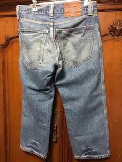 リーバイス 702 W30 L22 クロップド デニムパンツ USED加工