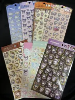 セリア サンリオ シール まとめ売り