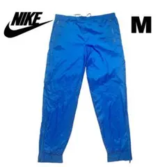 NIKE ナイロンパンツ M 青