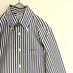 Brooks Brothers ストライプラガーシャツ 胸刺繍/IZ146 - メルカリ