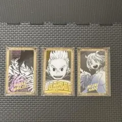 ヒロアカ 原画展 箔押しクリアカードコレクション
