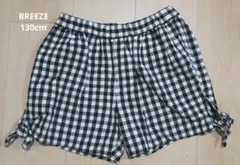 BREEZE ショートパンツ ギンガムチェック 130cm