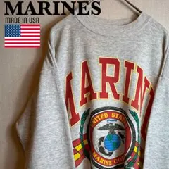 【80年代・米国海兵隊】 MARINESビンテージスウェット ミリタリー