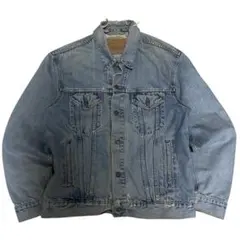 【人気 】リーバイス 70500 3rd ヴィンテージ ジージャン 90s XL リーバイス 90s 香港製 70500-03 ヴィンテージ デニムジャケット S