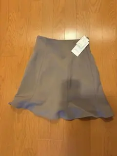 【未使用•タグ付き】SNIDEL グレー フレアスカート