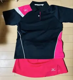Mizuno スポーツウェア ポロシャツ スカートセット