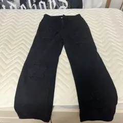 ワイドパンツ Sサイズ 黒