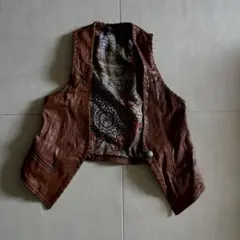 goa leathe gimmick bono jacket レザー ベスト