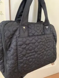 【廃盤希少】MARY QUANT ボストンバッグ 大容量 ブラック　USEDのサムネイル