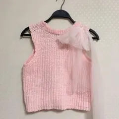 Dazy ニットトップス　ピンク　サーモンピンクより　Mサイズ