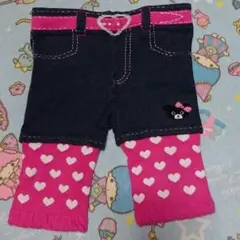 DOUBLE.B ビー子ちゃん7分丈ニットレギンス♥80㎝♥