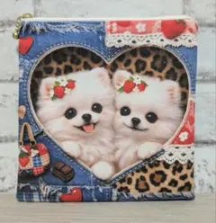 ハンドメイド ポメラニアン ポーチ - メルカリ