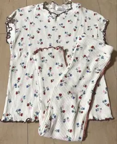 チューリップ柄　Tシャツ　レギンス　120 110 セットアップのサムネイル