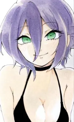 チェンソーマン レゼ 手描きイラスト ファンアート