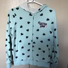 jenni ジェニィ　ジップパーカー　パーカー　リバーシブル　春　秋