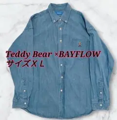 Teddy Bear ×BAYFLOW　ビッグオックスシャツ　 サイズ4