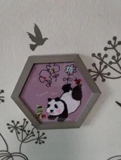 アクリル画 ジムニー 森 パンダ インテリアアート - メルカリ