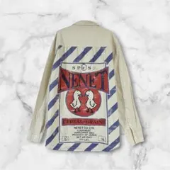 NE-NET ネネット グラフィック 長袖シャツ バックプリント レトロポップのサムネイル