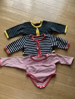 3点セット長袖ロンパース