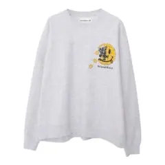 【完売品】Hollywood rich.& 裏起毛スマイルプリント トレーナー