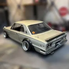 スカイライン 京商ハコスカGT-R シルバー 1/18 - メルカリ