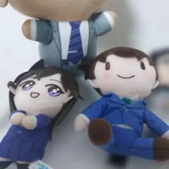 CONAN ビジネススーツキャラクターぬいぐるみ...6セットコナン