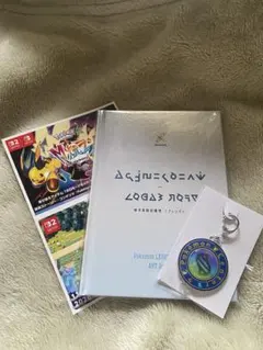 ポケモン　予約特典　キーホルダー　アートブック