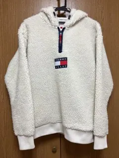 TOMMY JEANS　ボアハーフジップパーカー