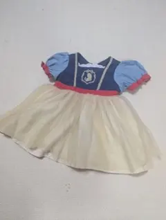 スノーホワイト風ドレス 100cm 半袖