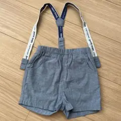 サスペンダー付き パンツ 80cm プティマイン